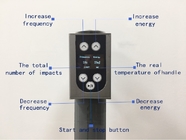 Elektromagnetische ESWT-Therapiemachine met 8 Duimtouch screen