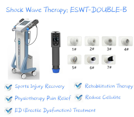 Akoestische Machine 7 het Beheer Jumper Knee van de Schokgolftherapie van de Uiteindenpijn