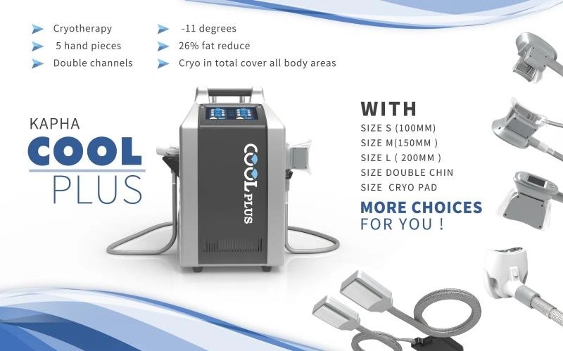 Dubbele Kanalentype Vette het Bevriezen van Cryolipolysis Machine voor Cellulite Redction