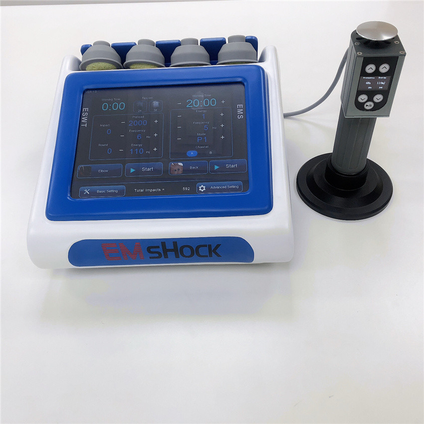 De draagbare EMS-Machine van de Schokgolftherapie voor van de Sportinjuiry van de heuppijn de Verstuikingenkel