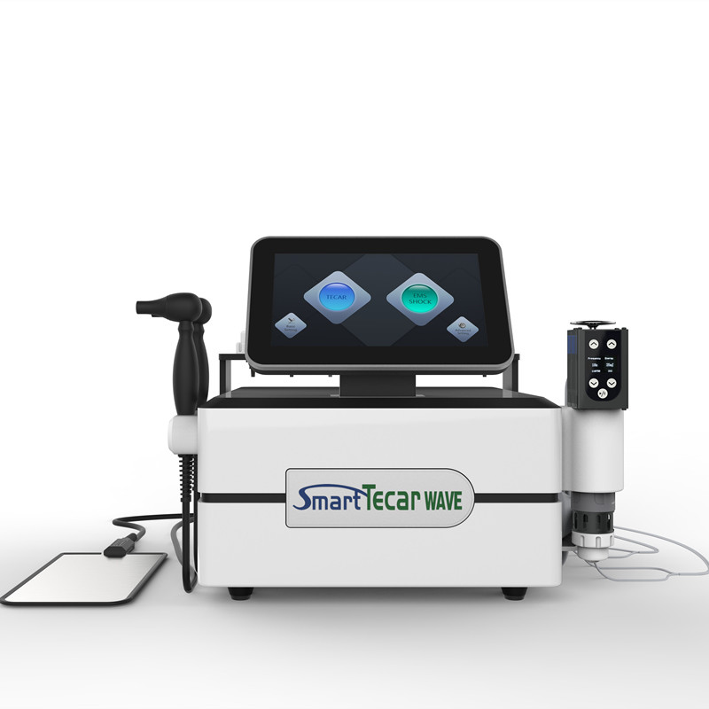 De draagbare Tecar-Machine van de Schokgolftherapie voor Spierpijn Plantar Fasciitis