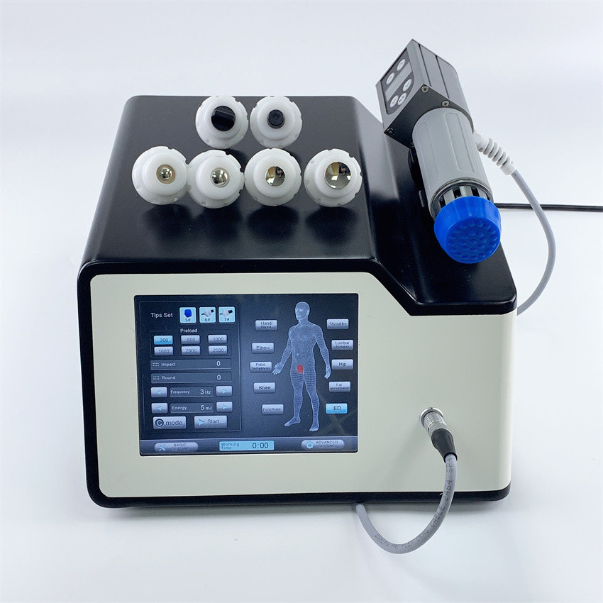 Draagbare Elektromagnetische Therapiemachine voor ED-Behandeling Vet het Bevriezen Materiaal